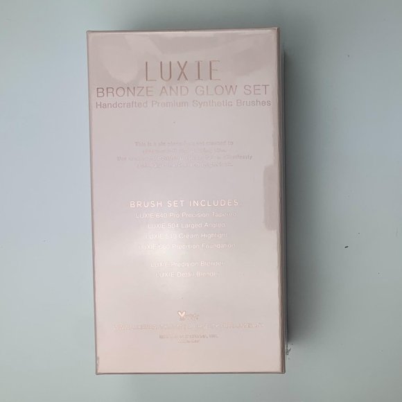 LUXIE BEAUTY BRONZE AND GLOW ROSE GOLD BRUSH SET - Picture 4 of 4